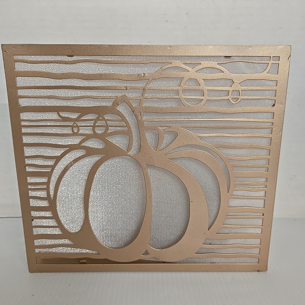 Yankee Candle Pumpkin Shimmer Screen 3 Tealight Candle Holder